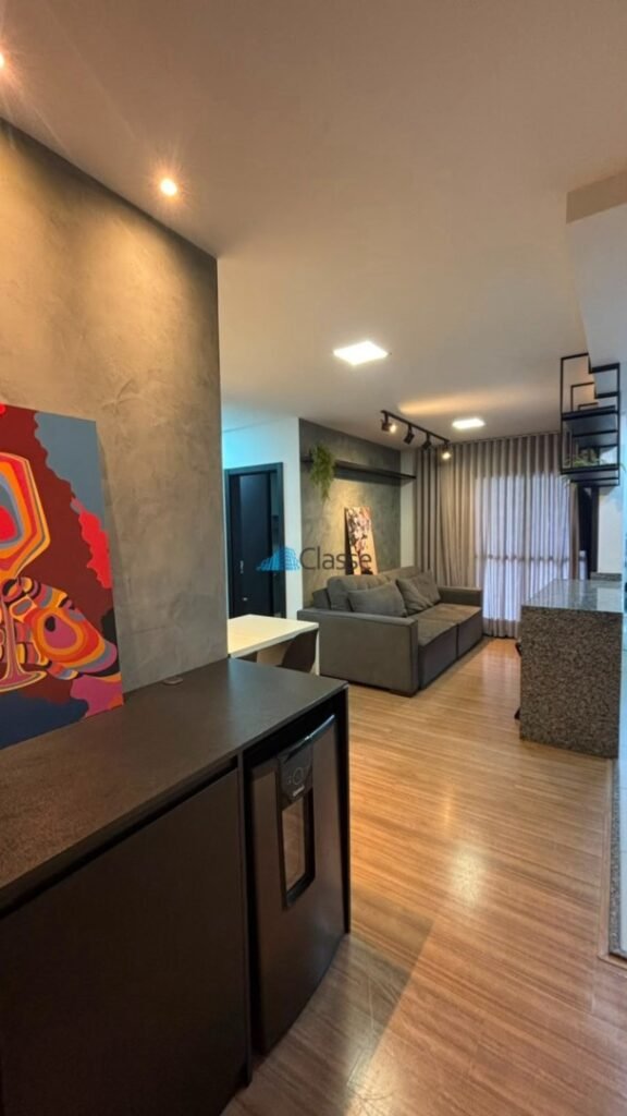Apartamento–Residencial Connect Studios–1 suíte + 1 quarto–Zona 08